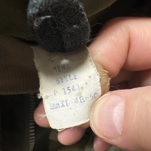 Vintage Military-Style Olive Green Down Jacket Pioneer Vancouver Canada XL Parka - Picture 10 of 10